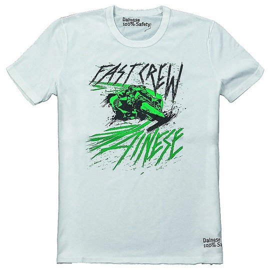 T-shirt Dainese Fast Crew Blanc