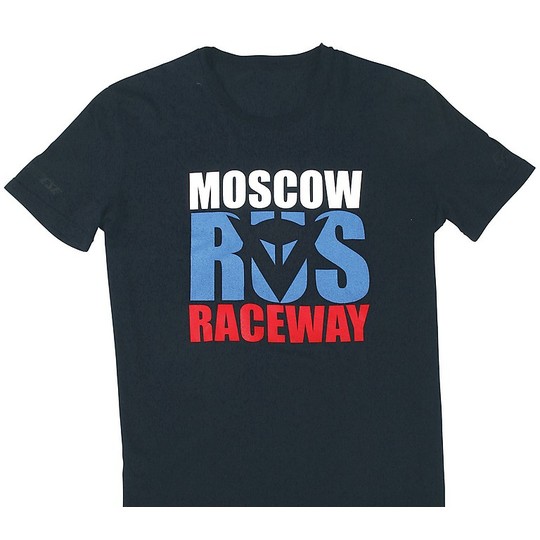 T-Shirt Dainese Moto Moskau D1 Schwarz
