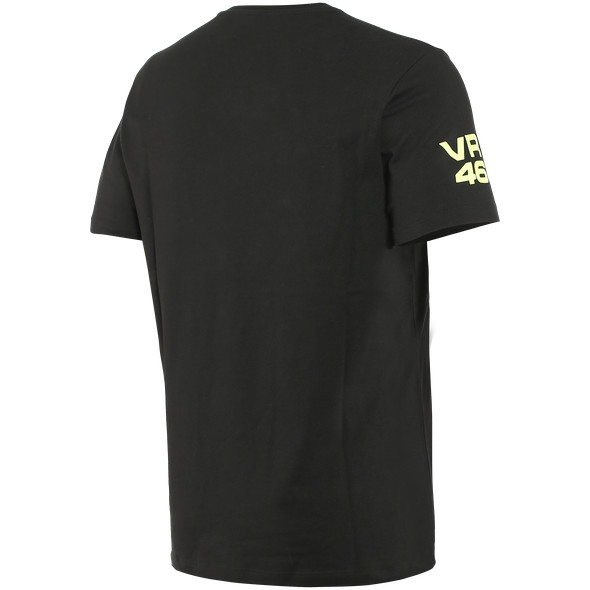 T-Shirt Dainese VR46 PIT LANE Nero Giallo Fluo