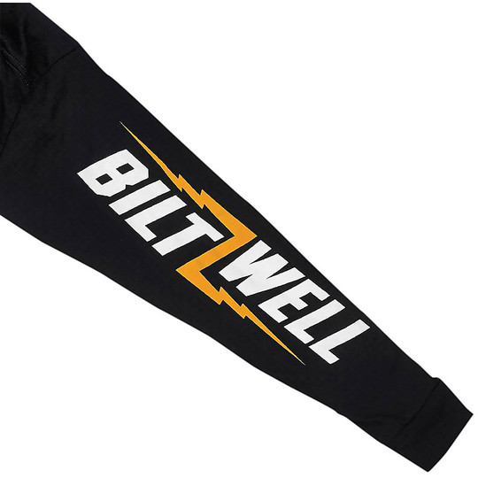 T-shirt décontracté à manches longues Biltwell Bolt Model Noir