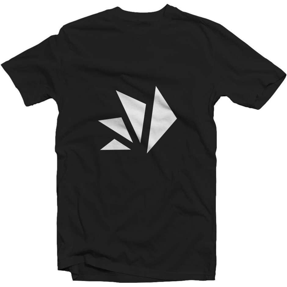 T-shirt in Cotone Sixs con Logo Nero