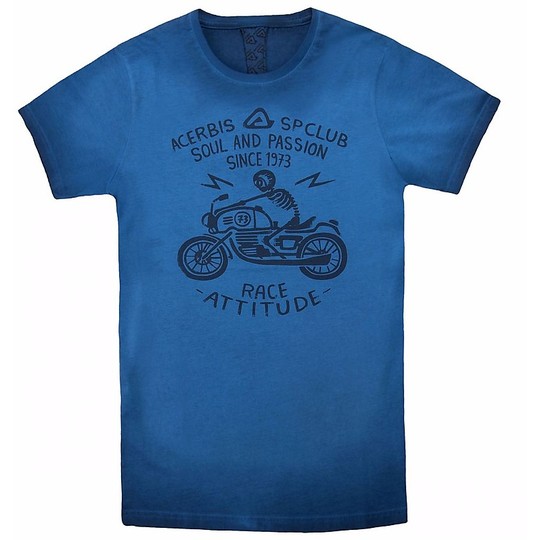 T-Shirt Maglietta Acerbis Rawattitude Sp Club Blu