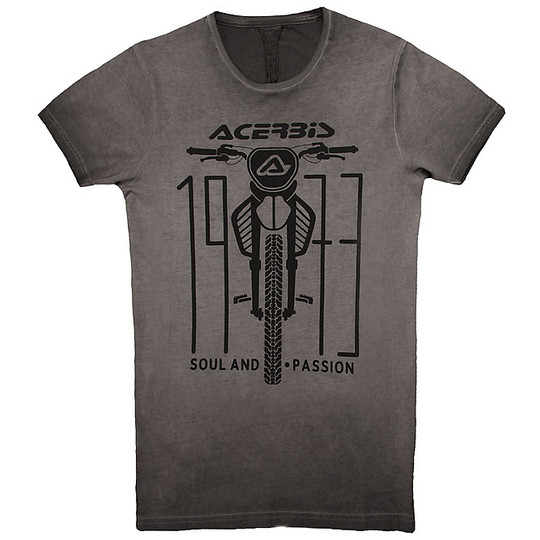 T-Shirt Maglietta Acerbis Rawbike73 Sp Club Grigio 
