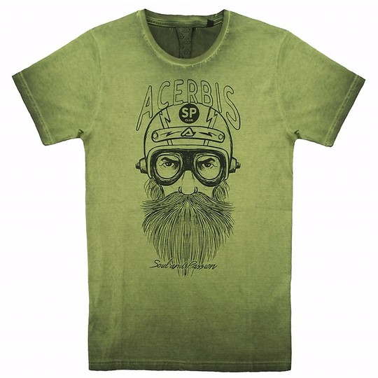 T-Shirt Maglietta Acerbis Rawrider Sp Club Giallo Verde