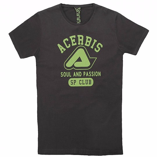 T-Shirt Maglietta Acerbis Varsity Sp Club Verde Scuro