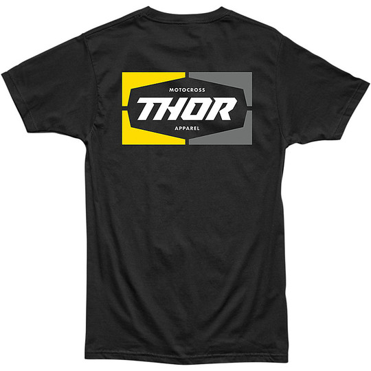 T-shirt moto occasionnel Thor S20 Service Noir