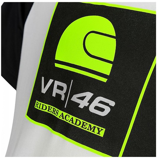 T-Shirt Riders Academy Vr46 Monster Collection Blanc