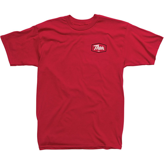 T-shirt rouge Thor Sportswear SCRIPT PREMIUM
