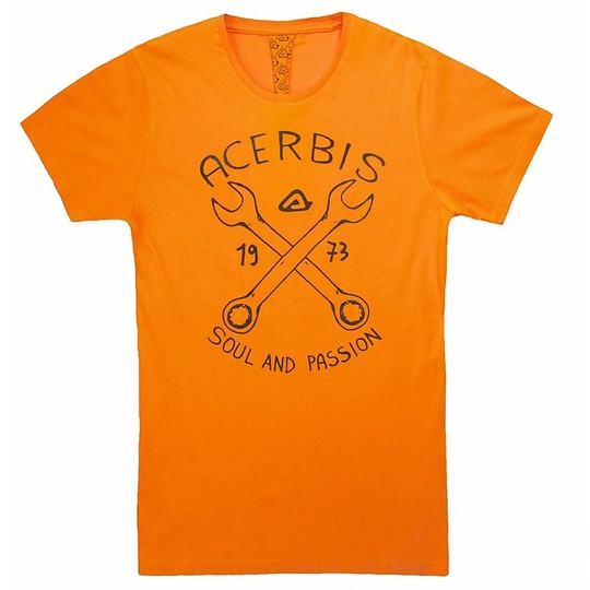 T-Shirt T-shirt Acerbis Crosskeys Sp Club Orange Fluo