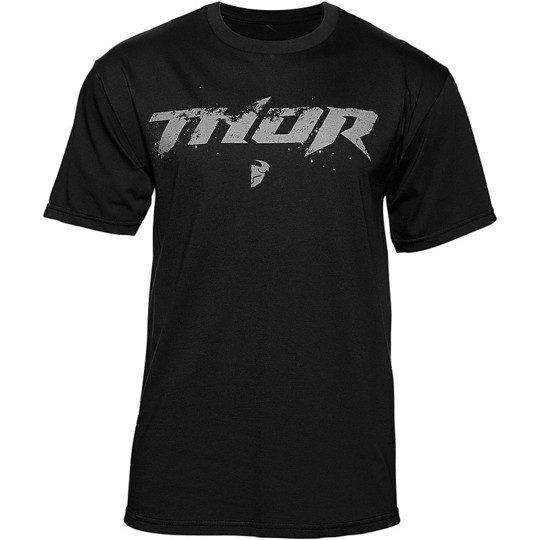 T-shirt technique noir Thor Motorcycle Roost Tee