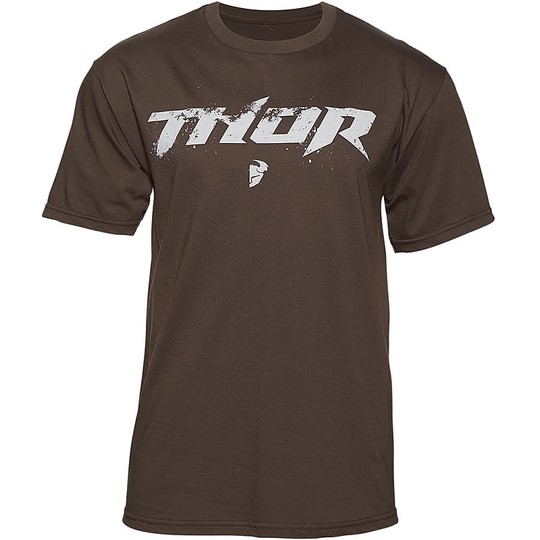 T-Shirt Tecnica Thor moto Roost Tee Marrone