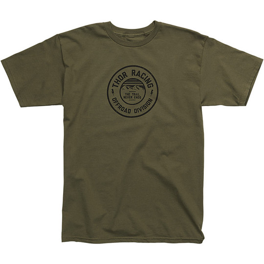  T-Shirt Thor Sportswear DIVISION  Verde Militare