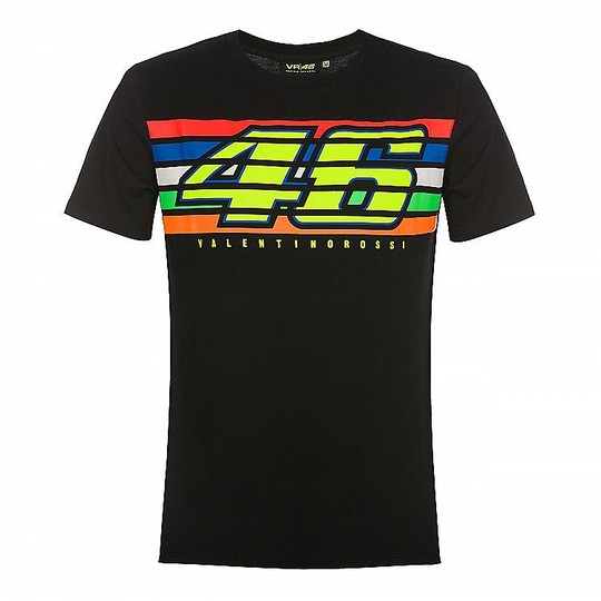 T-Shirt Vr46 Classic Kollektion 46 Streifen