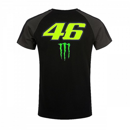 T-Shirt Vr46 Monster Collection Dual Black