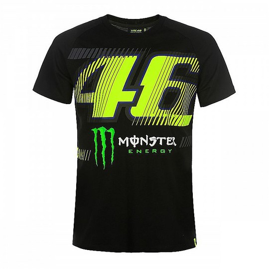 T-Shirt Vr46 Monster Collection Monza Black