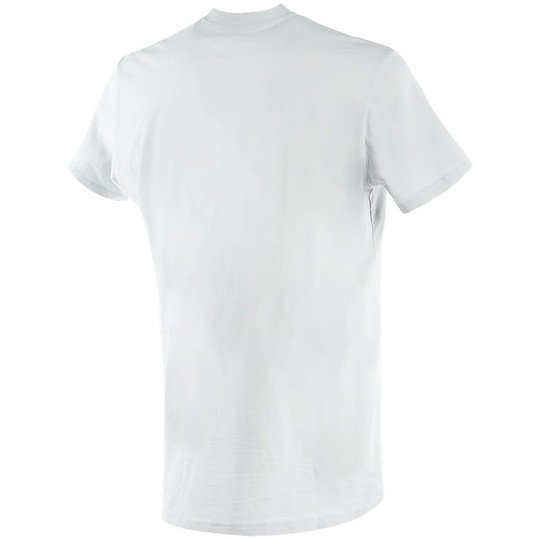 T-shirt à manches courtes Dainese RACER-PASSION Blanc Gris