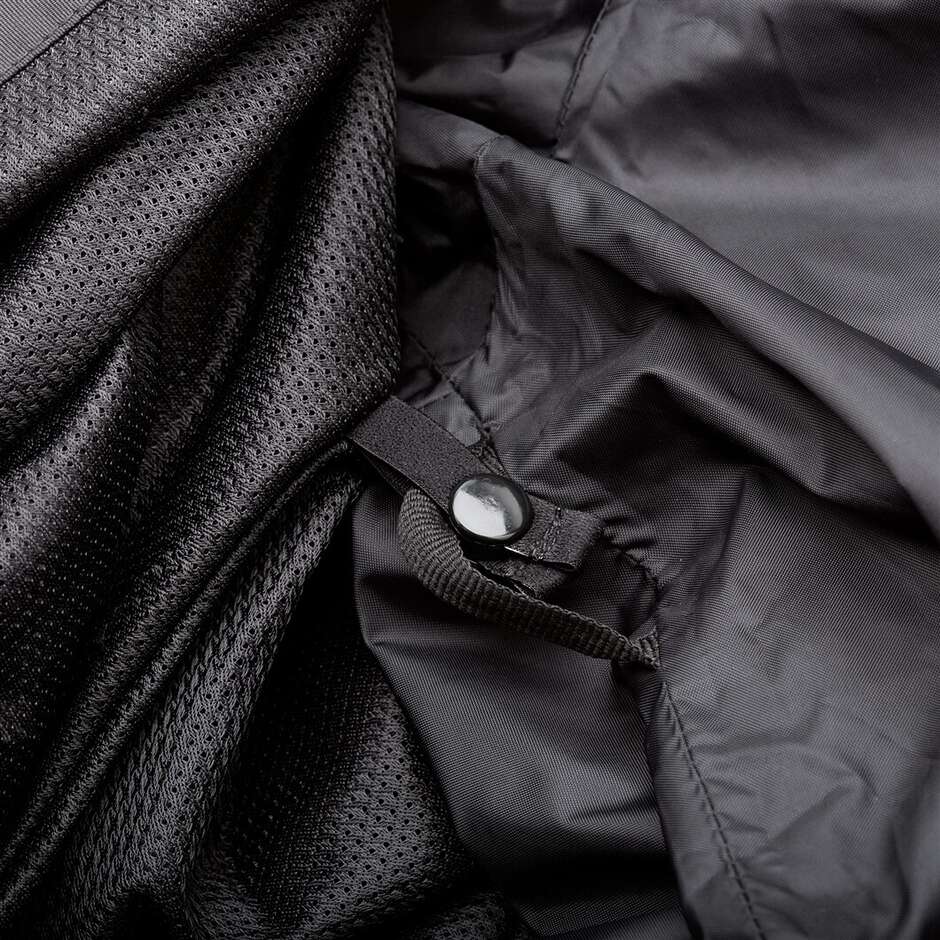T-ur ETNA Perforated Summer Motorcycle Jacket Black Light Gray