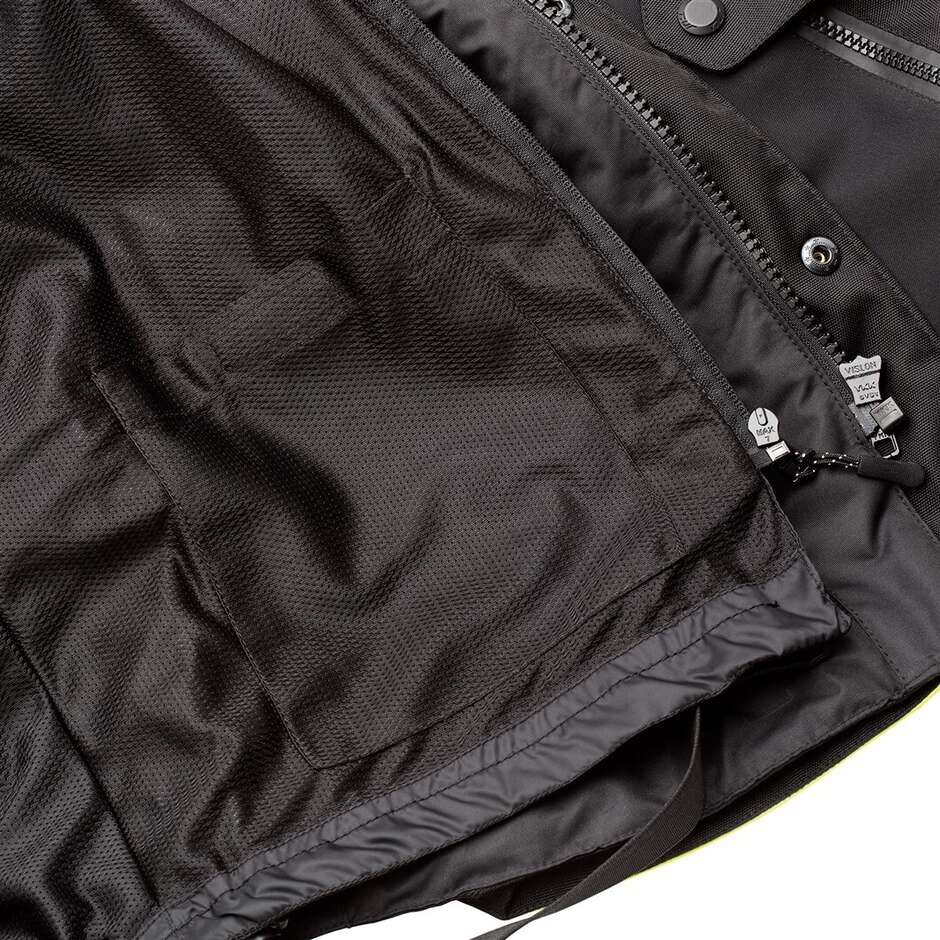 T-ur HIMALAYA 3 Layer Fabric Motorcycle Jacket Black Light Gray