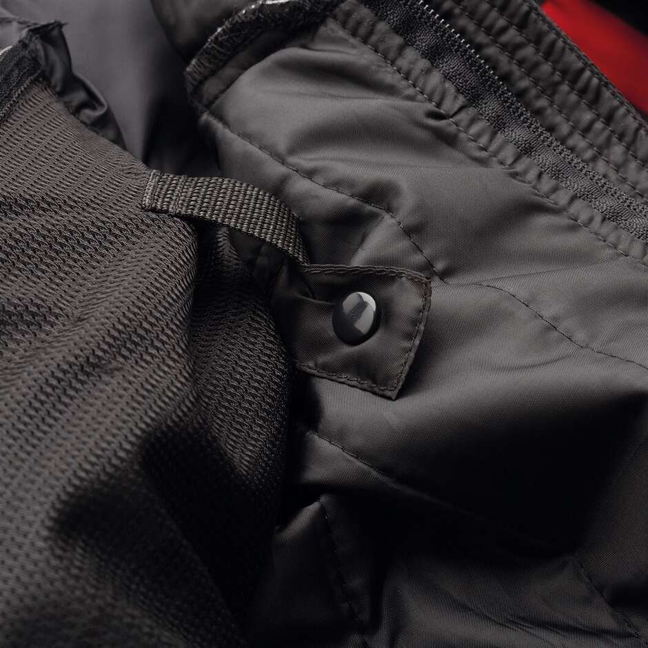T-ur HIMALAYA 3 Layer Fabric Motorcycle Jacket Black Light Gray