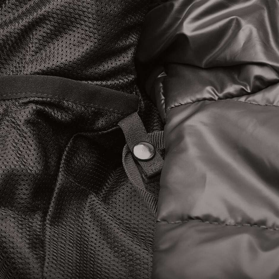 T-ur ROADBOOK 3 Layer Fabric Motorcycle Jacket Dark Gray Green
