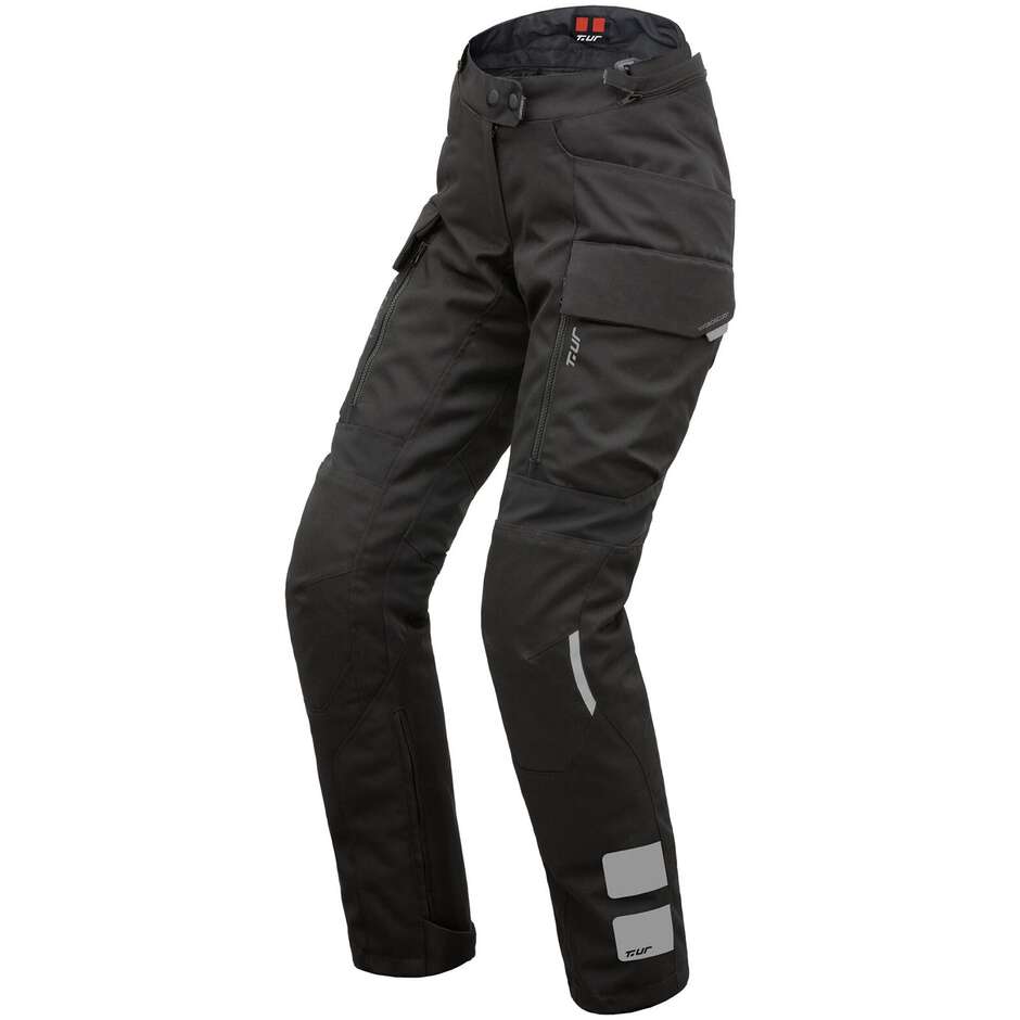 T-UR T8129W LAPLAND HYDROSCUD LADY Pantalon Moto Noir