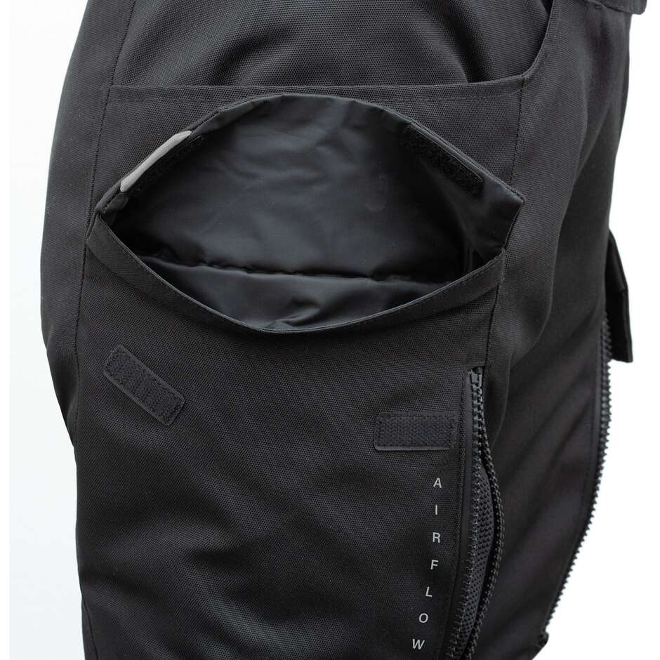 T-UR T8129W LAPLAND HYDROSCUD LADY Pantalon Moto Noir