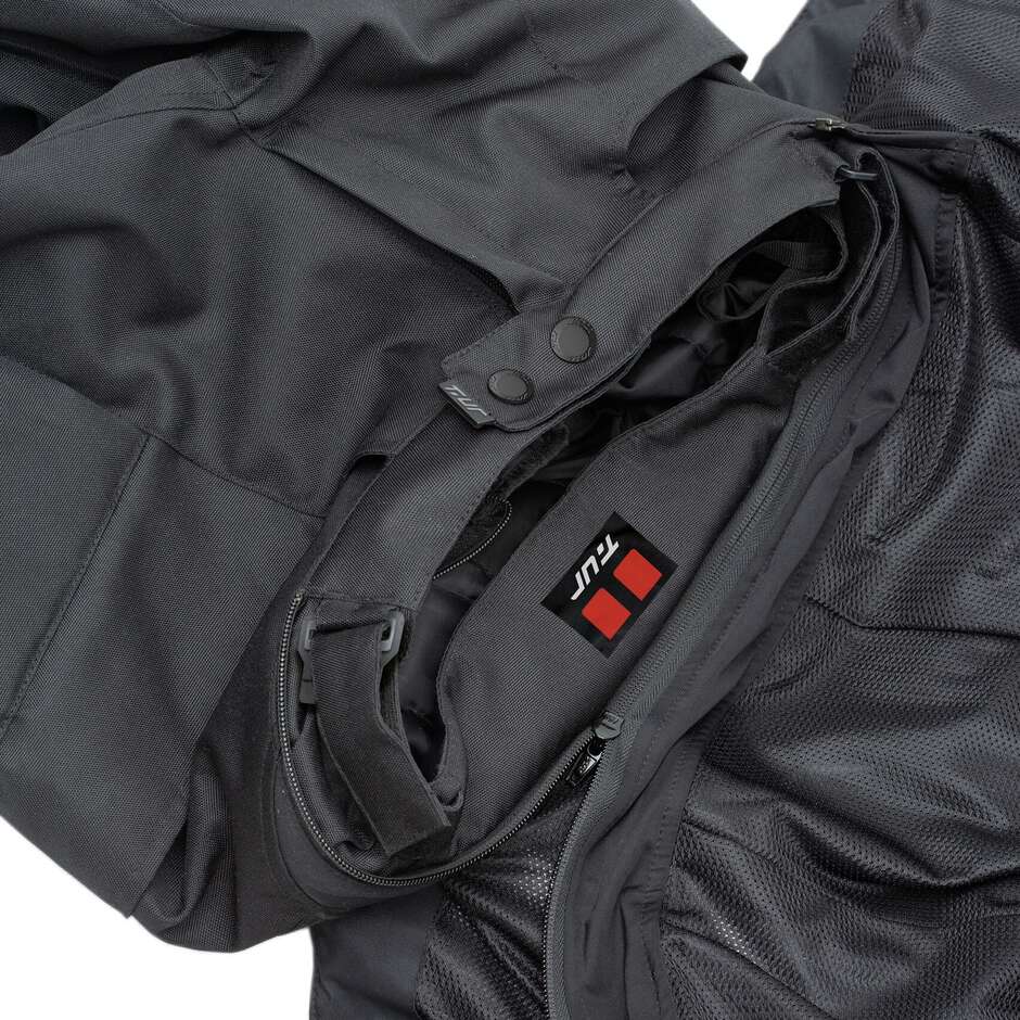 T-UR T8129W LAPLAND HYDROSCUD LADY Pantalon Moto Noir
