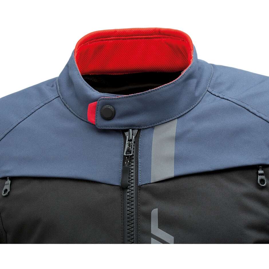 T-UR T8130M TASMANIA Motorcycle Jacket Black Blue