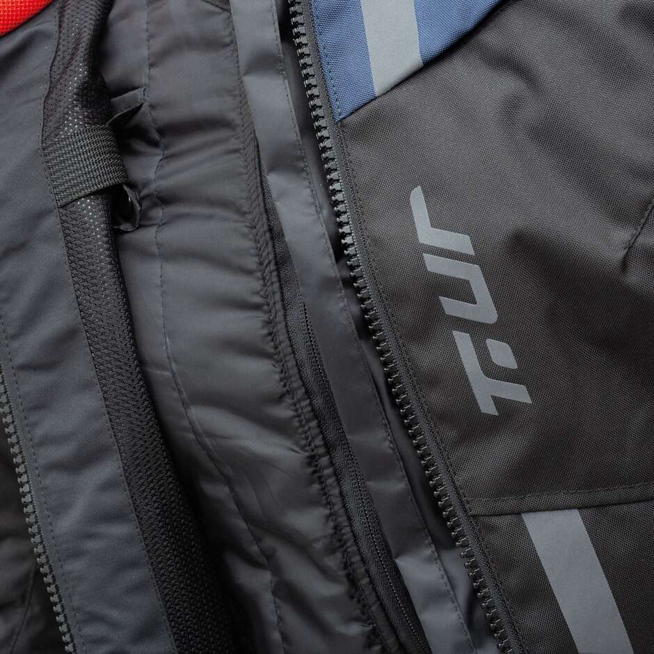 T-UR T8131W TASMANIA HYDROSCUD LADY Blouson Moto Femme Noir Bleu