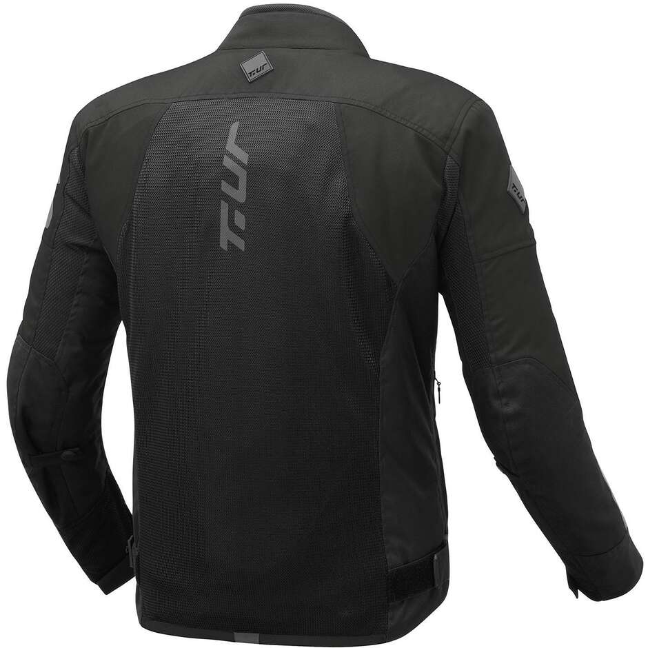 T-UR T8135M ELBA Motorradjacke Schwarz