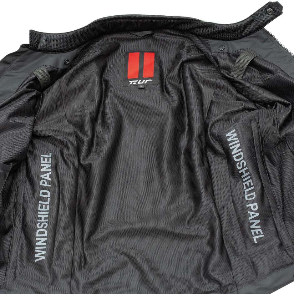 T-UR T8135M ELBA Motorradjacke Schwarz