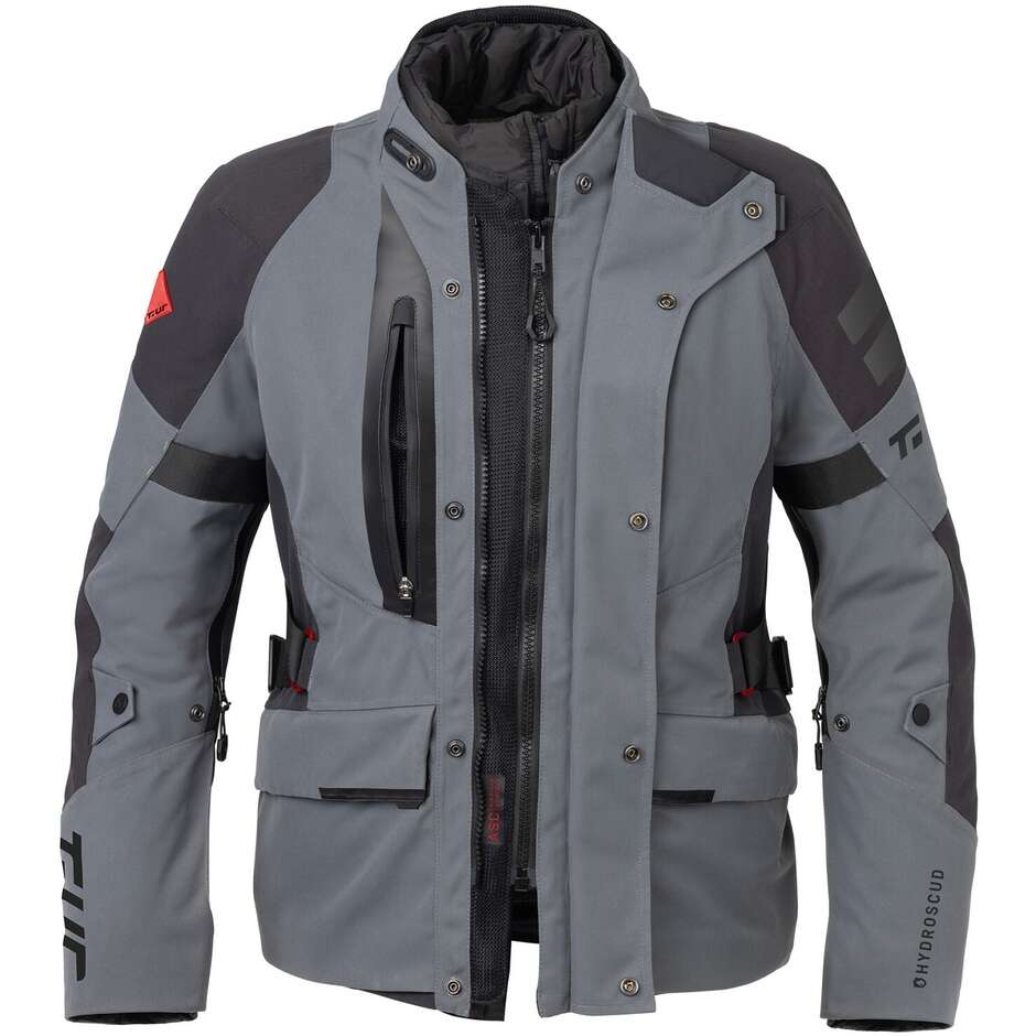T-UR T8139M SUPERCELL HYDROSCUD Veste de moto laminée noir anthracite