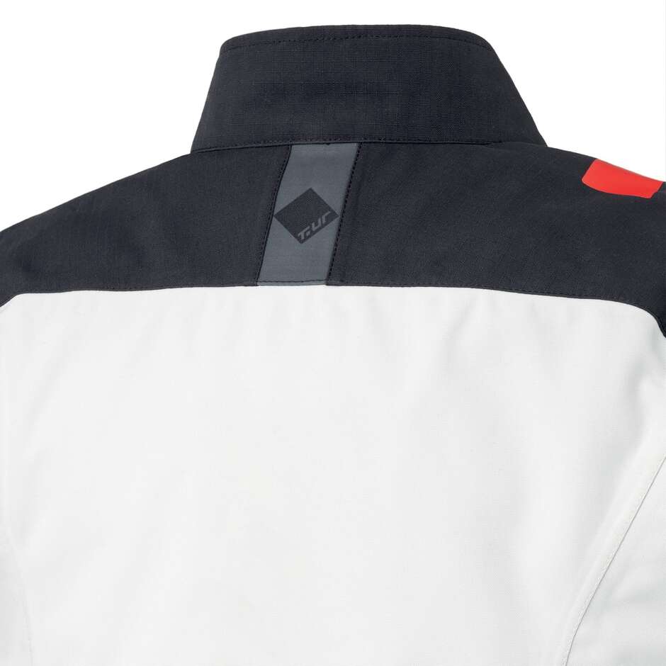 T-UR T8143M OVERCAST HYDROSCUD Laminated Motorcycle Jacket Ice Black
