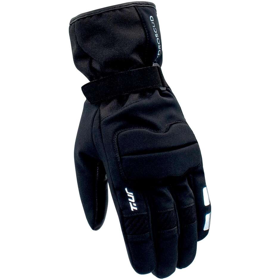 T-UR T923HU G-TWO HYDROSCUD Black Motorcycle Gloves