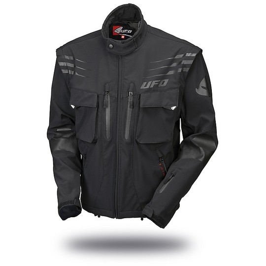 Tafo Enduro Ufo Cross Motorcycle Jacket With Black Removable Sleeves
