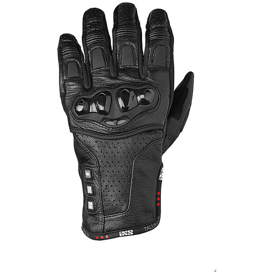 Talura II Ixs Leather Motorcycle Glove Black