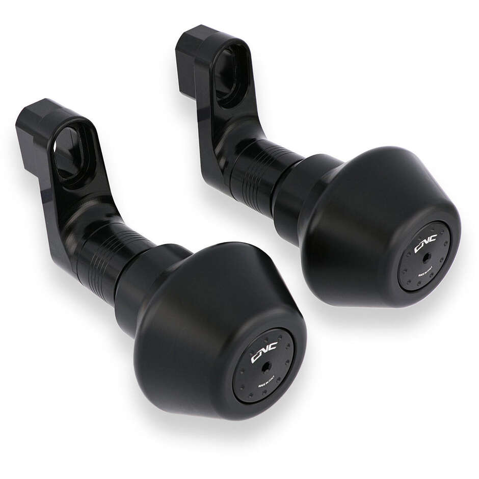 Tamponi protezione telaio TC318 Aprilia CNC Racing Nero