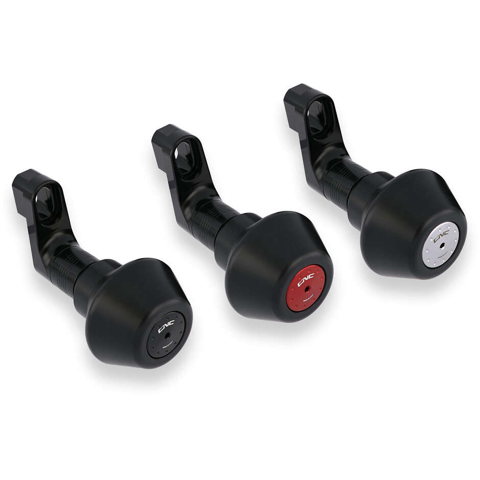 Tamponi protezione telaio TC318 Aprilia CNC Racing Nero