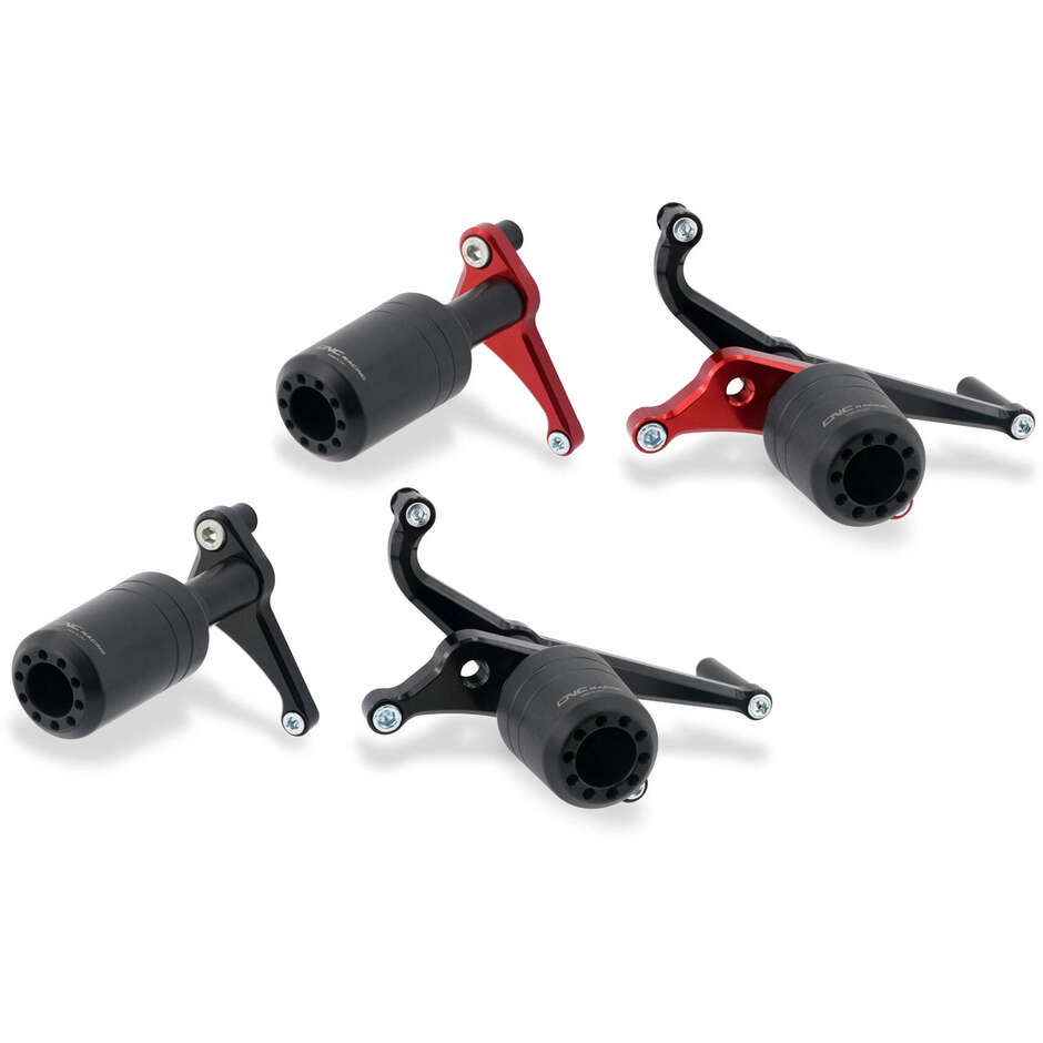 Tamponi protezione telaio TC324 Ducati Panigale CNC Racing Rosso