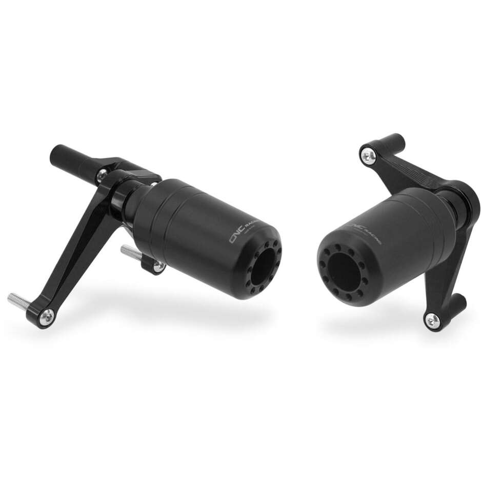 Tamponi protezione telaio TC326 Ducati Panigale V4 CNC Racing Nero