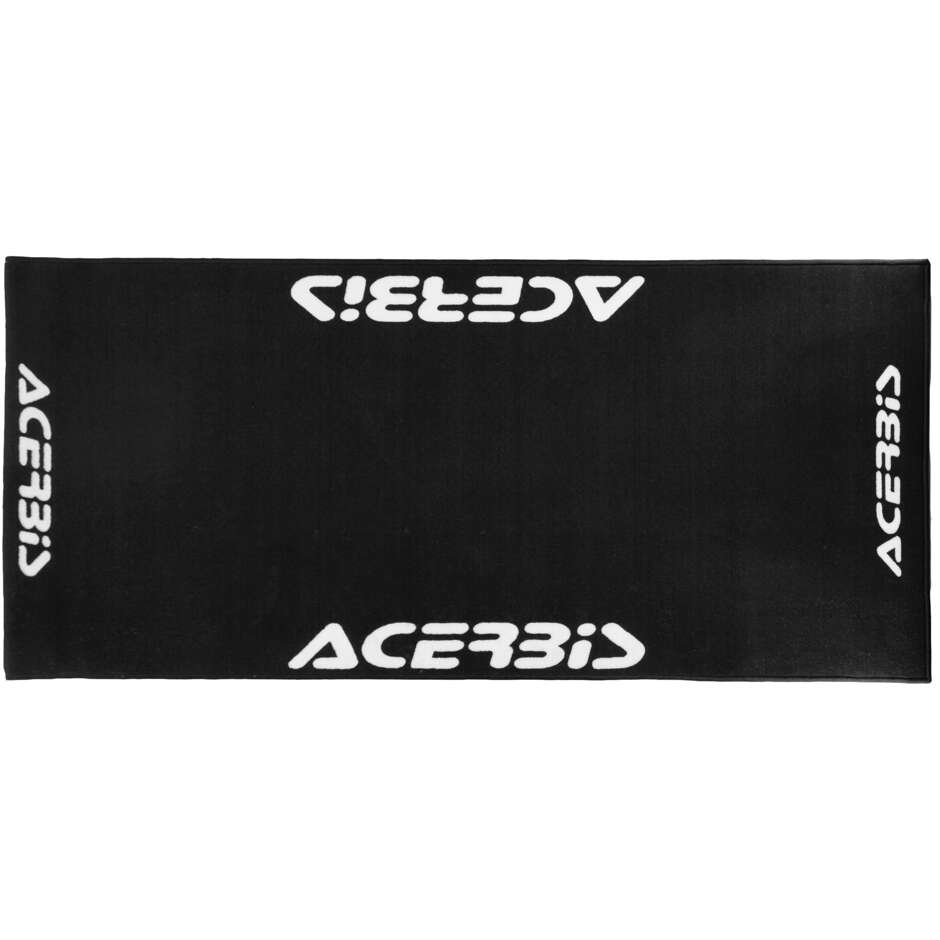 Tapis de motocross Acerbis 100x200 cm Noir et blanc