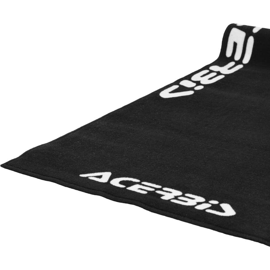 Tapis de motocross Acerbis 100x200 cm Noir et blanc