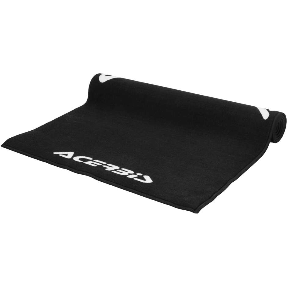 Tapis de motocross Acerbis 100x200 cm Noir et blanc