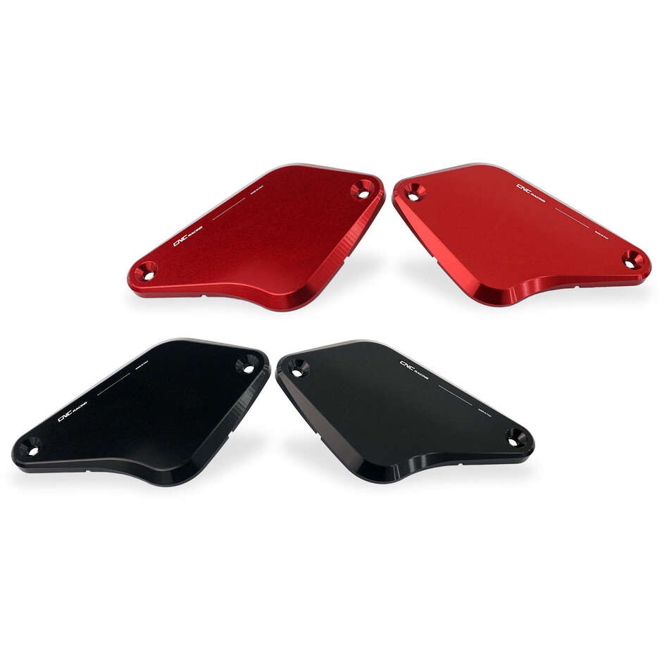 Tappi serbatoi fluido freno e frizione Ducati - Touch CNC Racing KT550 Nero