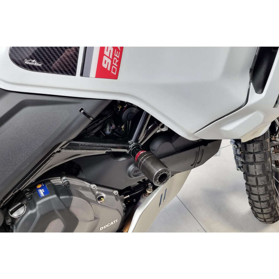 TC320 Ducati DesertX CNC Racing Rahmenschieber Schwarz