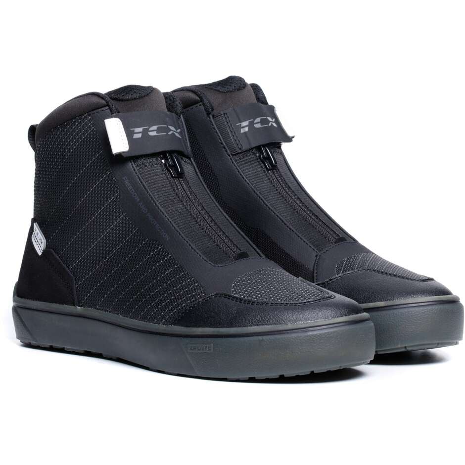 TCX IKASU 2 WP Motorcycle Shoes Black White