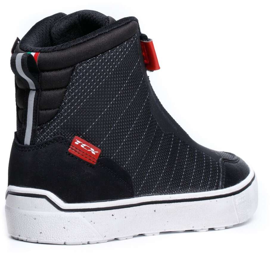TCX IKASU 2 WP WMN Damen Motorradschuhe Dunkelschwarz Rot