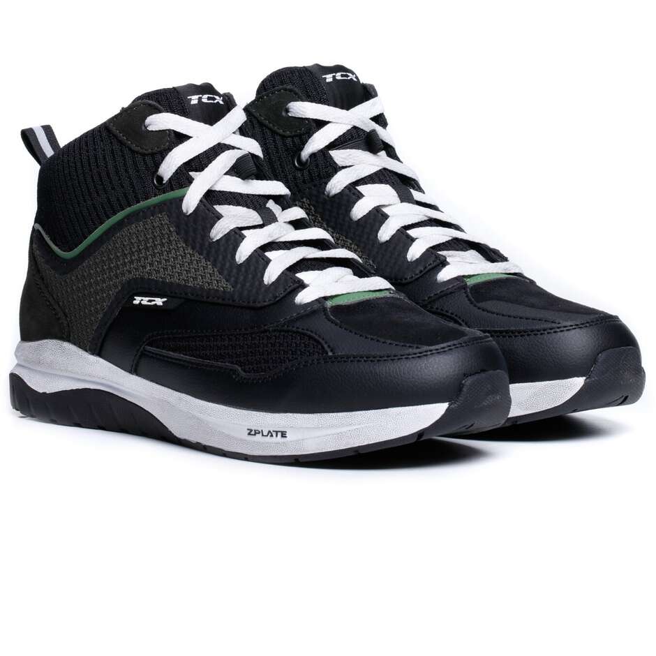 TCX NALBAK AIR Motorcycle Shoes Black Green