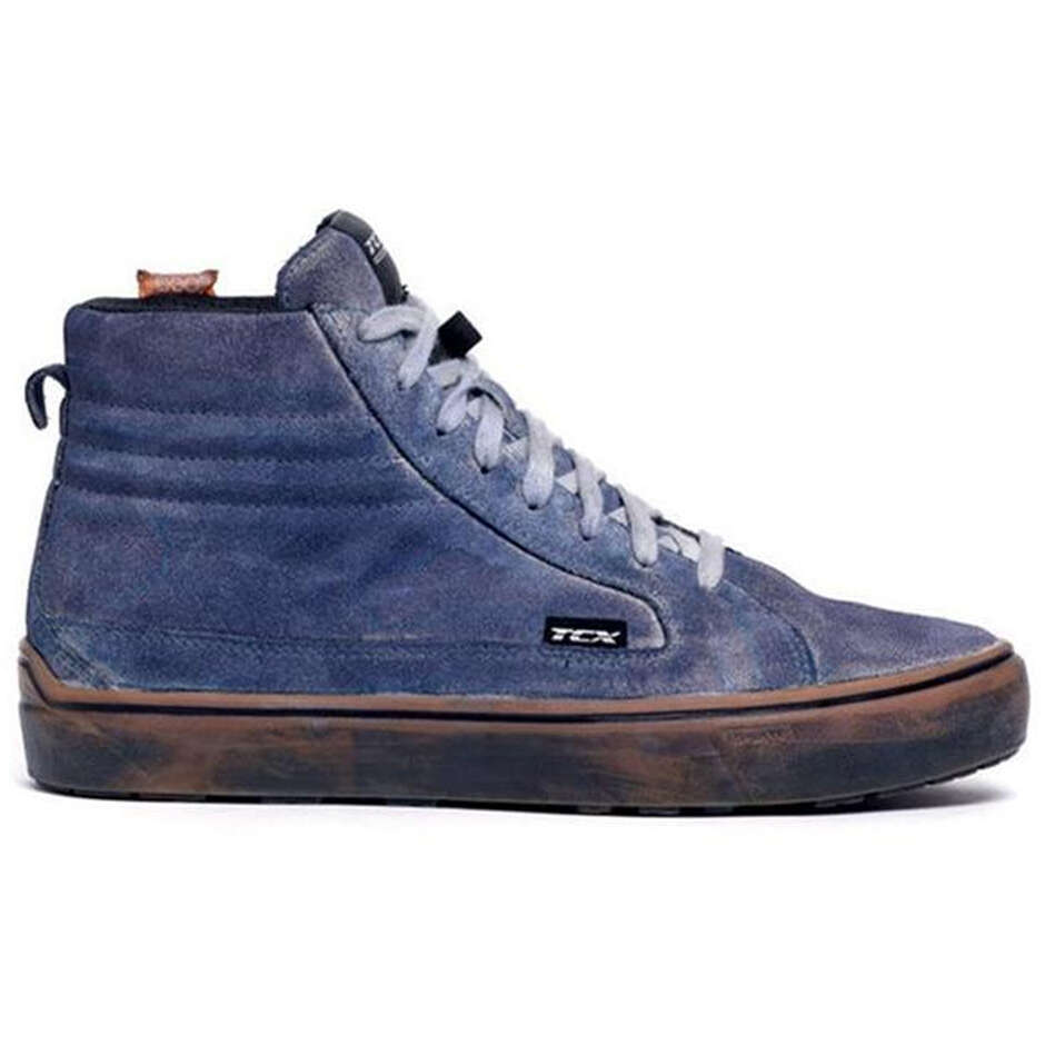 Tcx STREET 3 FADED WP Motorcycle Shoes Blue