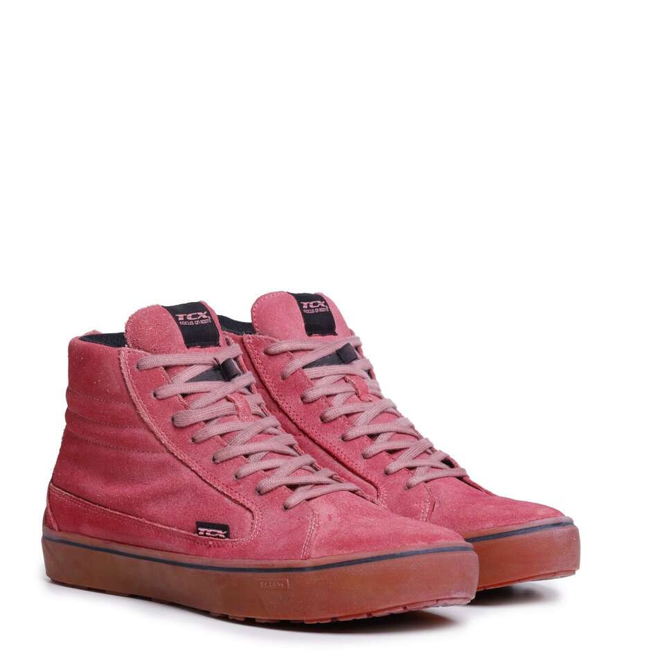 Tcx STREET 3 FADED WP Motorradschuhe Rot